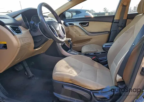 2013 Hyundai Elantra Gls z USA, uszkodzony, nr VIN 5NPDH4AE0DH177460